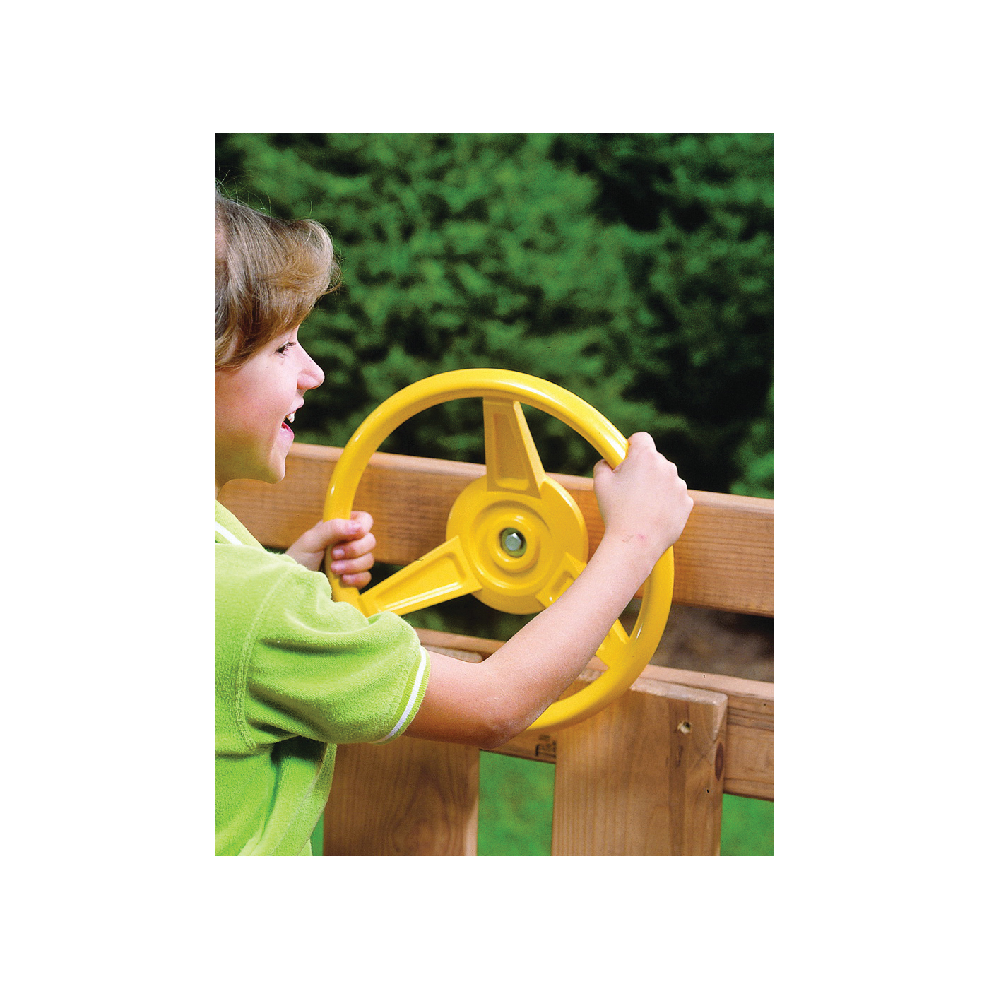 PS 7840 Steering Wheel, HDPE, Yellow