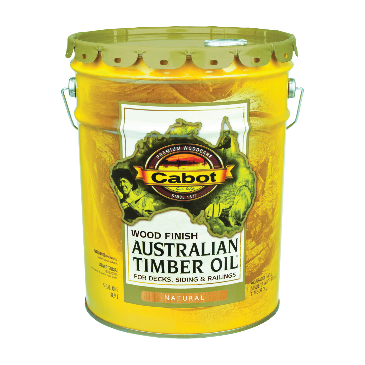 140.0019400.008 Timber Oil, Natural, Liquid, 5 gal, Pail