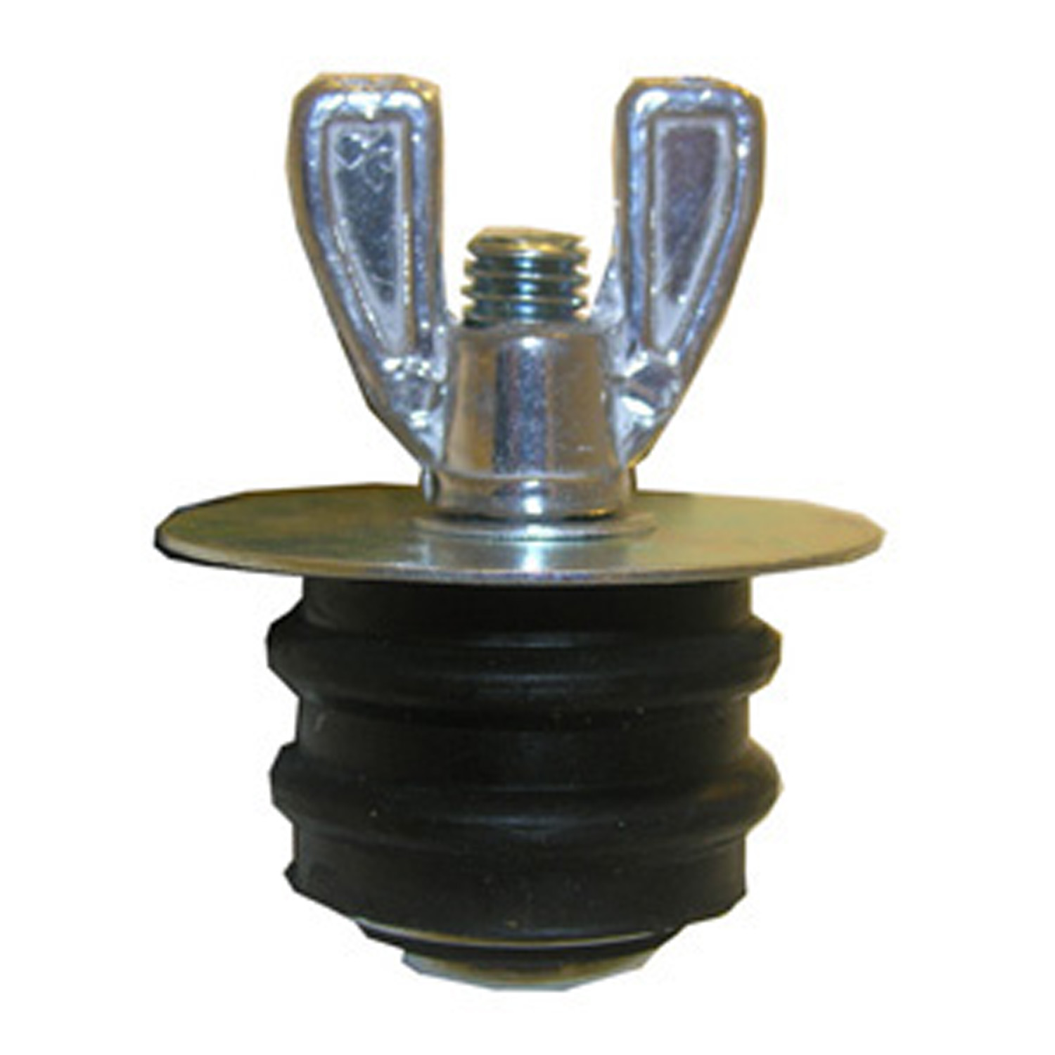 Lasco 13-1820 Econo Test Plug with Wing Nut, Rubber, Black, 2 in Pipe