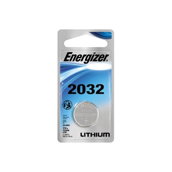 Energizer 2032 Battery, 3 V Battery, 235 mAh, Lithium, Manganese Dioxide