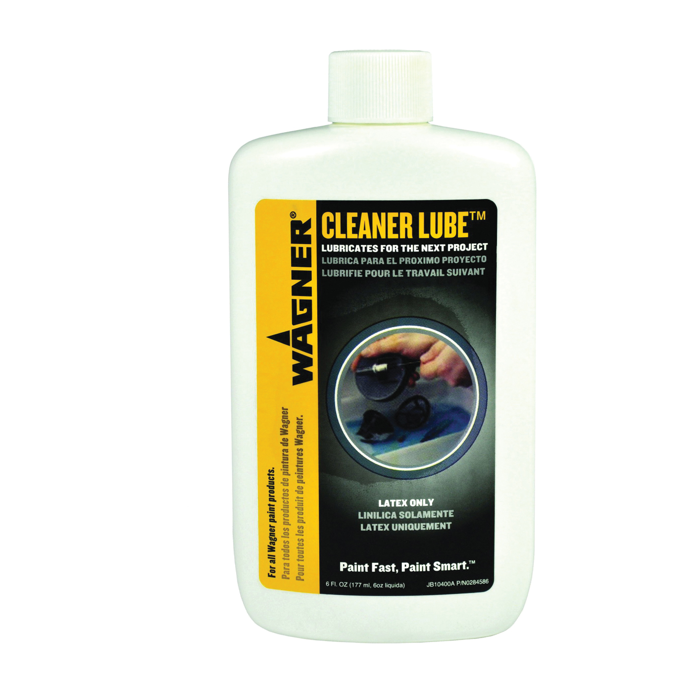 0154928 Cleaner Lubricant, White, For: Latex Paint Only