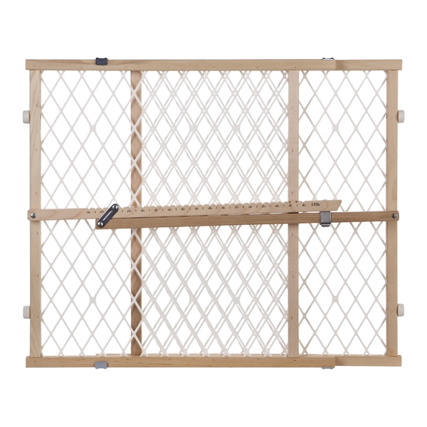 4604 Security Gate, Wood, Natural, 23 in H Dimensions