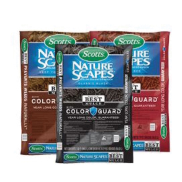 Scotts Nature Scapes 88502440 Color Enhanced Mulch, Black, 2 cu-ft Bag - 1