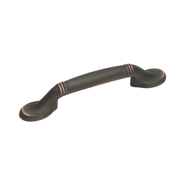 BP1300ORB Cabinet Pull, 5-1/4 in L Handle, 1-1/16 in H Handle, 1-1/16 in Projection, Zinc, Oil-Rubbed Bronze