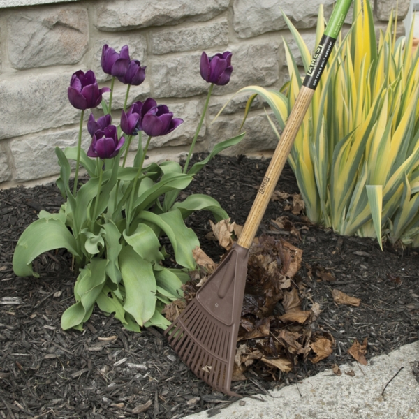 AMES 2916600 Floral Shrub Rake, 55-1/2 in OAL, Hardwood Handle, Cushion-Grip Handle - 2