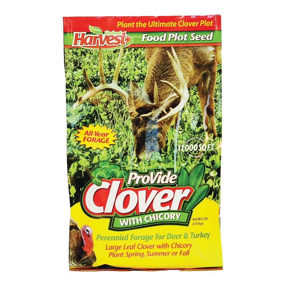 ProVide Clover with Chicory EVO70202 Food Plot Seed, 2 lb Bag