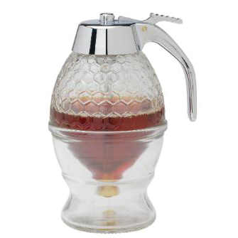 HIC 43145 Baking Syrup Dispenser, 8 oz Capacity, Glass Container - 2