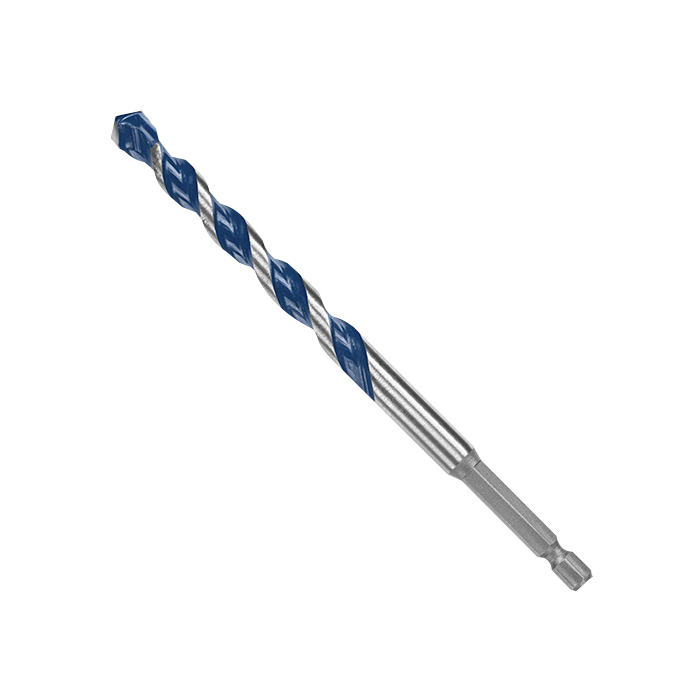 BlueGranite Turbo HCBG12T Hammer Drill Bit, 3/8 in Dia, 6 in OAL, Milled Flute, 2-Flute, 5/16 in Dia Shank