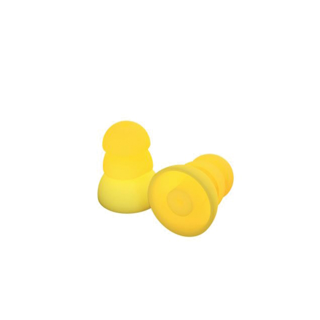 ComforTiered Series PRP-SY10 Replacement Plugs, 26 dB NRR, Silicone Ear Plug, Yellow Ear Plug