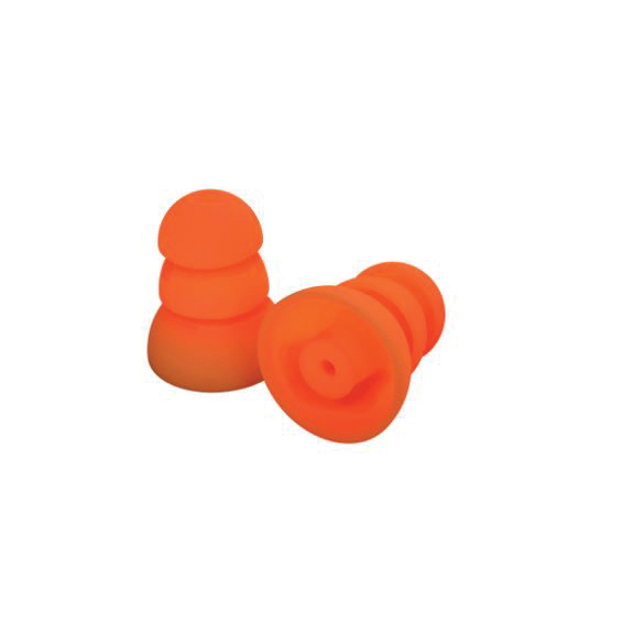 ComforTiered Series PRP-SO10 Replacement Plugs, 26 dB NRR, Silicone Ear Plug, Orange Ear Plug