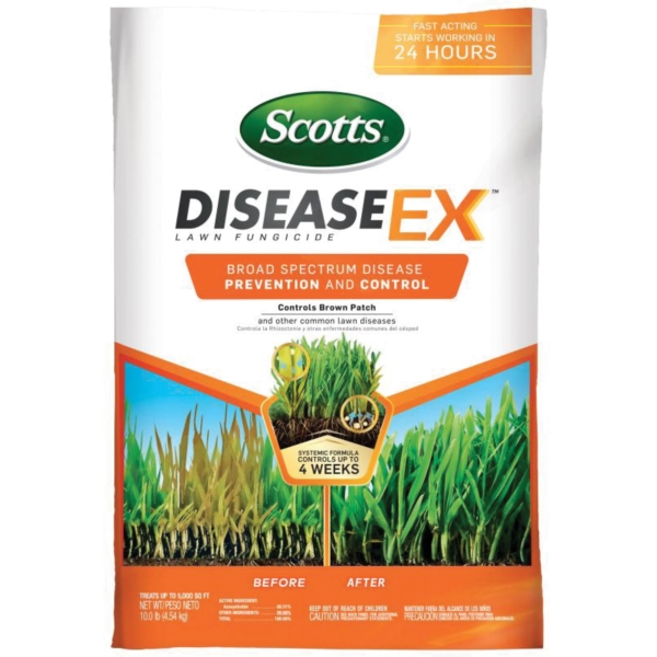 37610C DiseaseEx 37610 Lawn Fungicide, Solid, Brown, 10 lb Bag