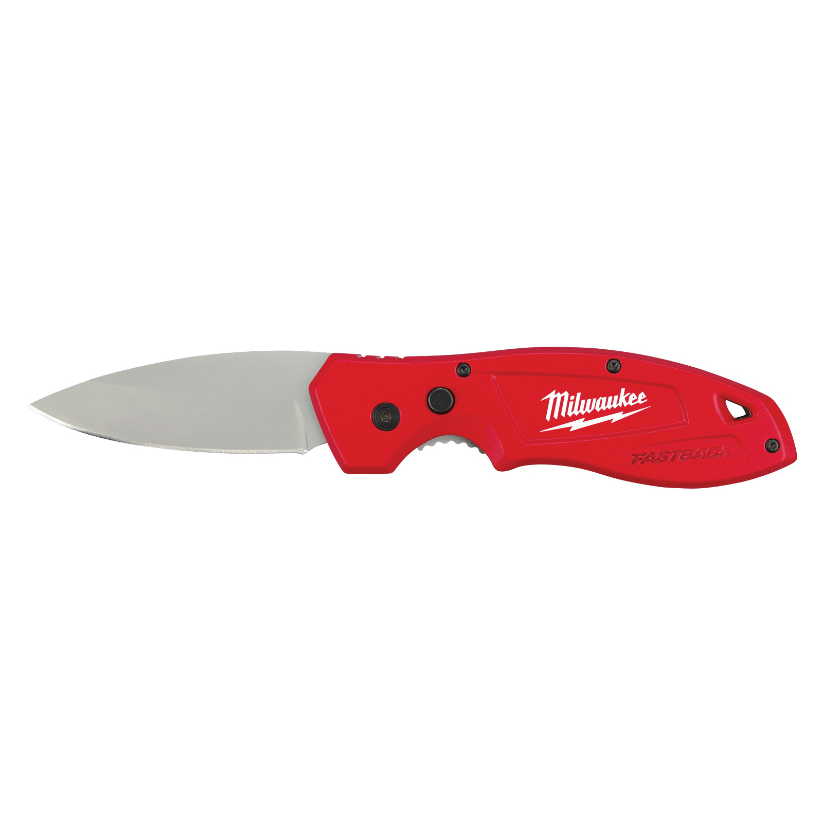 FASTBACK Series 48-22-1520 Pocket Knife, 5 in L Blade, Stainless Steel Blade, 1-Blade, Contour-Grip Handle