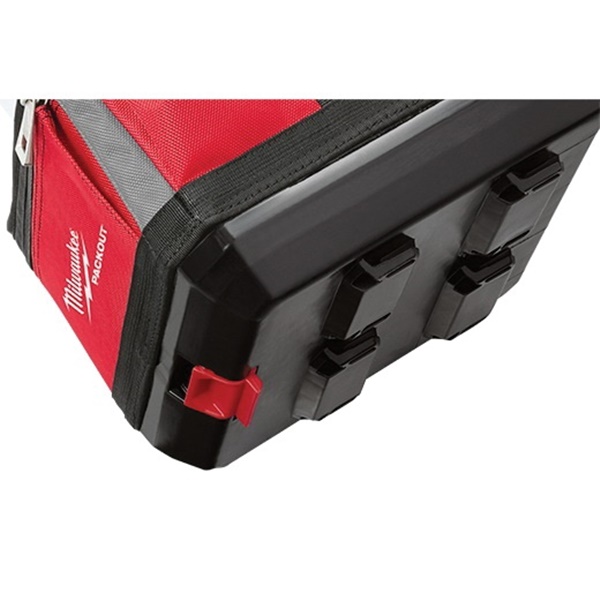 Milwaukee 48-22-8310 Tool Tote, 10 in W, 11 in D, 13 in H, 28-Pocket, Polyester, Red