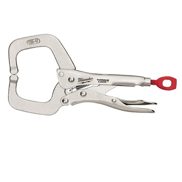 Torque Lock 48-22-3532 Locking C-Clamp, 2 in Max Opening Size, 2-1/4 in D Throat, Alloy Steel Body