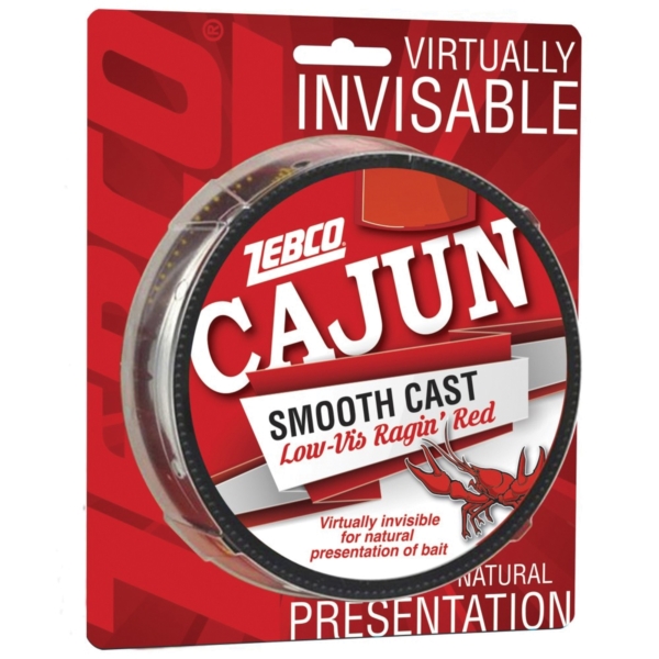 Zebco Cajun Series CLLOWVISF10CCP4 Fishing Line, 330 yd L, Red, 10 lb Capacity