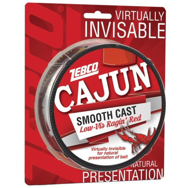 Zebco Cajun Series CLLOWVISF14CCP4 Fishing Line, 330 yd L, Red, 14 lb Capacity