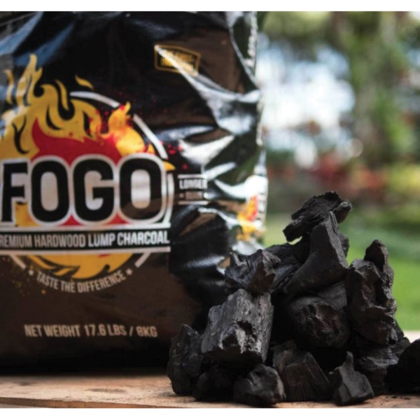 FOGO FB8 Lump Charcoal, Hardwood, 17.6 lb Bag - 2