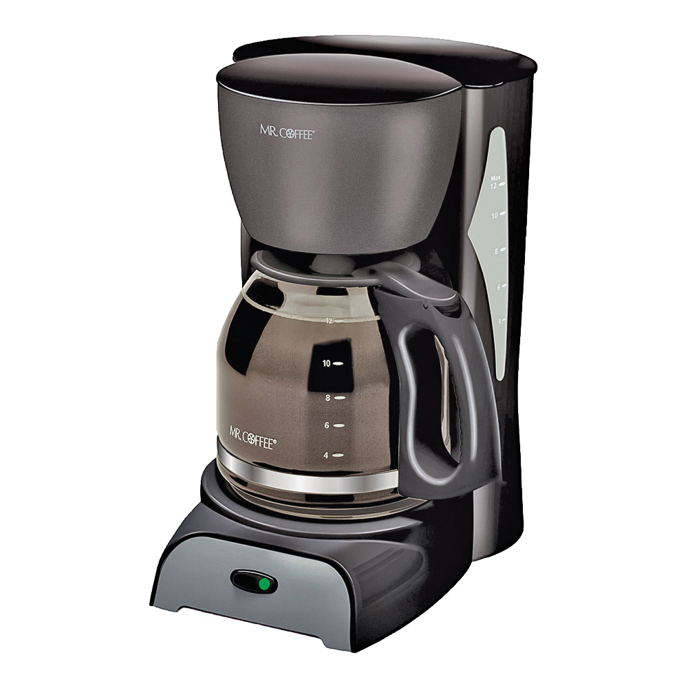 Mr. Coffee SK13-RB Coffee Maker, 12 Cups Capacity, 900 W, Black - 1