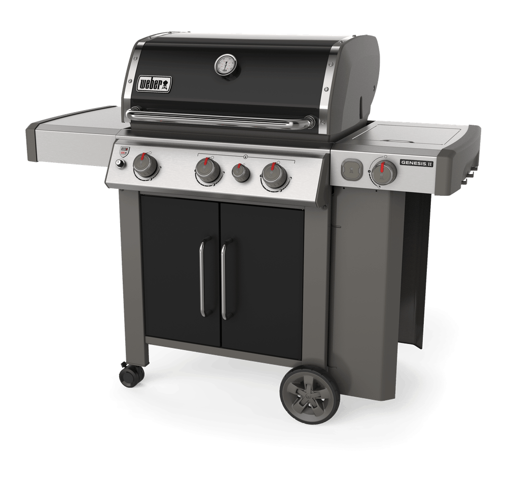 Weber Genesis II E-335 61016001 Gas Grill, 39,000 Btu/hr BTU, Liquid Propane, 3 -Burner, Stainless Steel Body