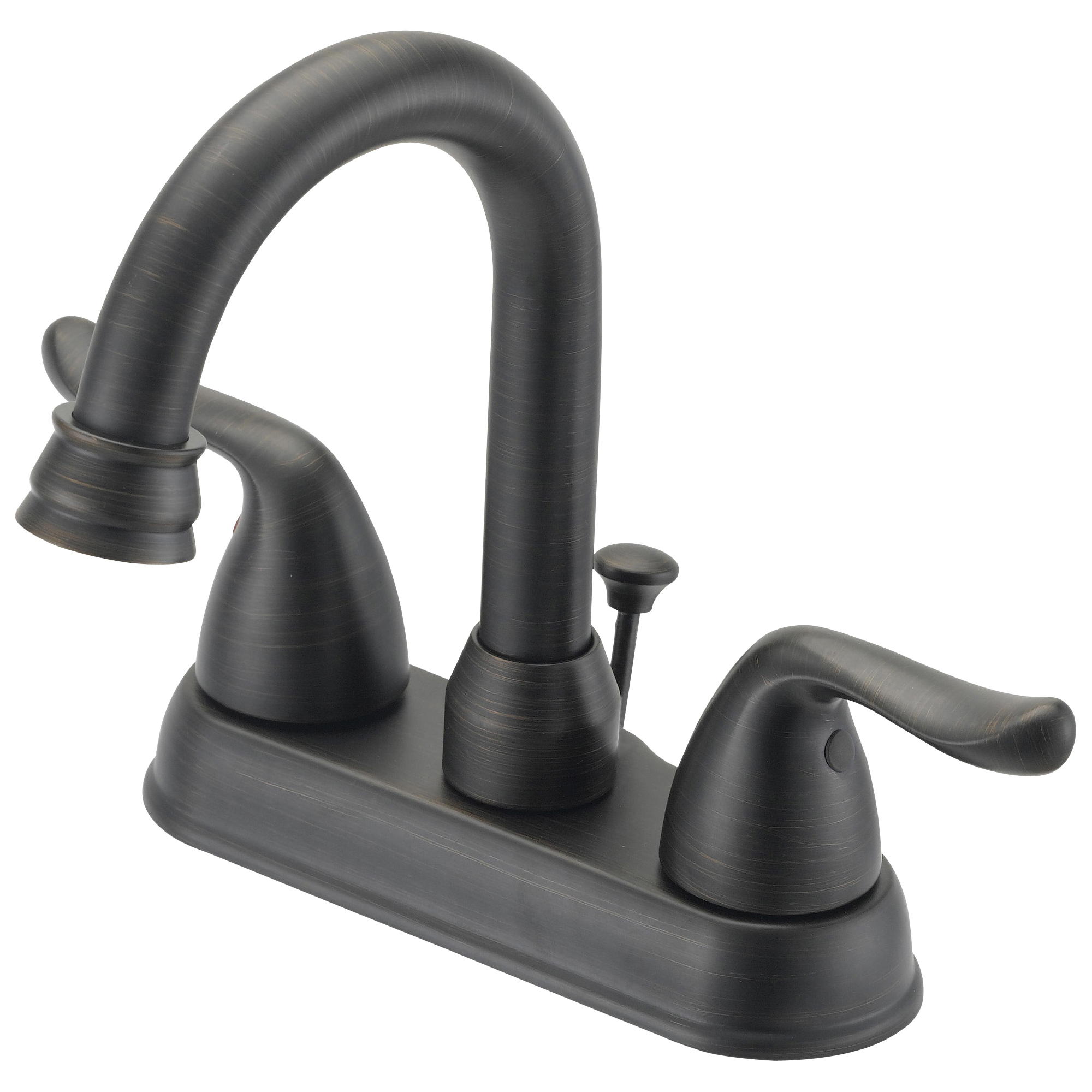 TQ-5111080RW Lavatory Faucet, 1.2 gpm, 2-Faucet Handle, 3-Faucet Hole, Metal/Plastic, Venetian Bronze