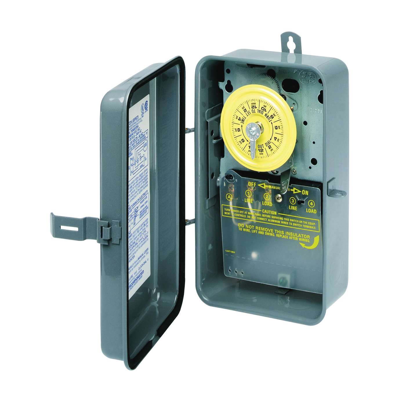 Eaton PT18H Programmable Timer - 120V, 15A, With 1-12 Hour Settings For Lights & Fans
