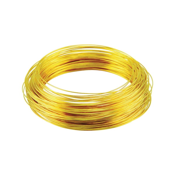 50151 Utility Wire, 50 ft L, 20, Brass