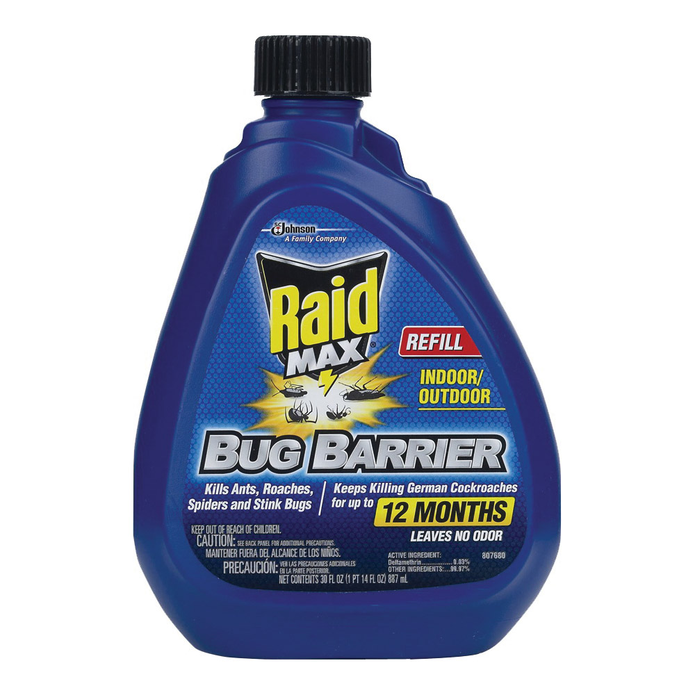 Raid Max 71109 Bug Barrier, Liquid, 30 oz, Bottle
