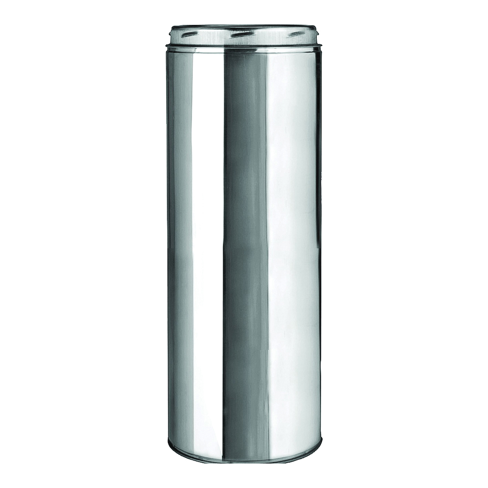 208018 Chimney Pipe, 10 in OD, 18 in L, Stainless Steel
