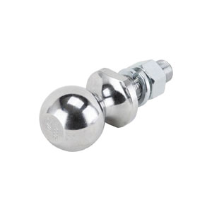 TD-02 Hitch Ball, 1-7/8 in Dia Ball, 3/4 in Dia Shank, 2,000 lb Gross Towing