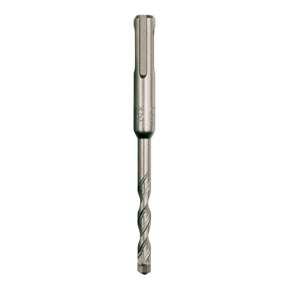 Bulldog HCFC2041 Hammer Drill Bit, 1/4 in Dia, 6-1/2 in OAL, Variable Flute, 2-Flute, 25/64 in Dia Shank