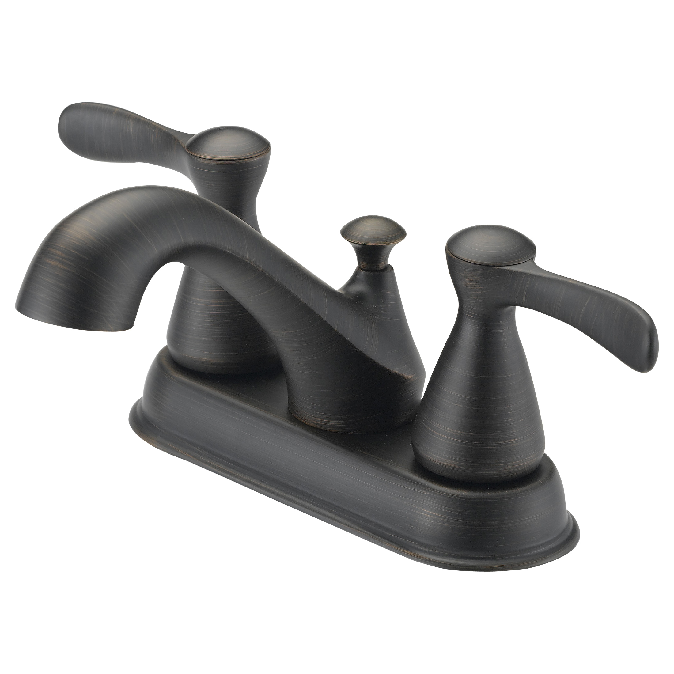 F51B0010RW Lavatory Faucet, 1.2 gpm, 2-Faucet Handle, 3-Faucet Hole, Metal/Plastic, Venetian Bronze