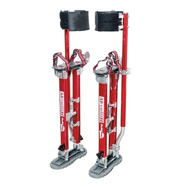 I-BMDS2440 Drywall Stilt, 225 lb, 24 in Min H, 40 in Max H, Aluminum