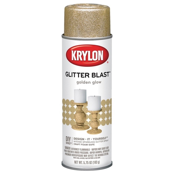 Krylon Glitter Blast Spray Paint - Rose Gold, 5.75 oz