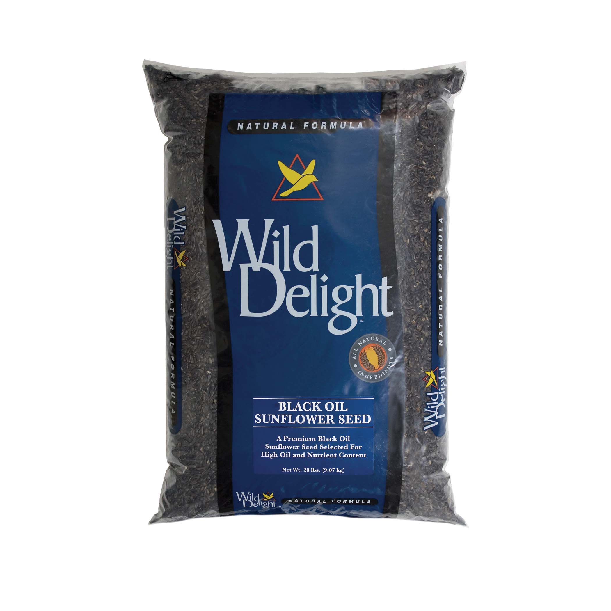 Wild Delight 361200 Sunflower Seed Bird Food, 20 lb, Bag - 2