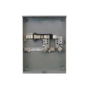 Siemens UAS877-PG Meter Socket, 1 -Phase, 200 A, 600 V, 4 -Jaw, Underground Cable Entry, NEMA 3R Enclosure