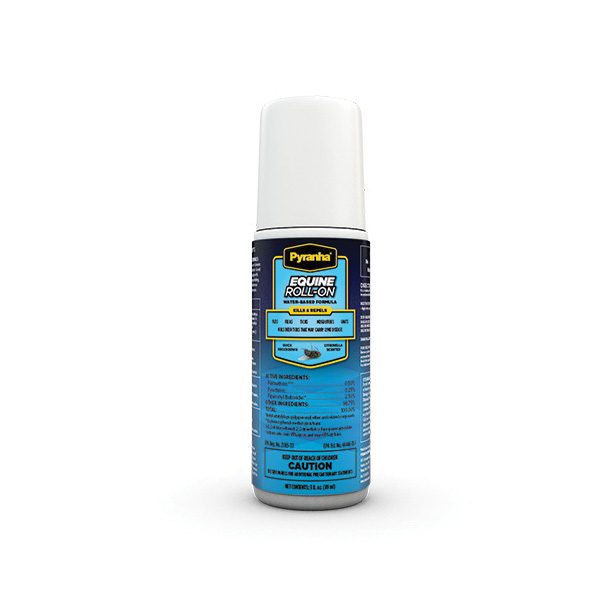 Pyranha EQSPRO Equine Roll-On, Liquid, Slight Citrus, 3 oz