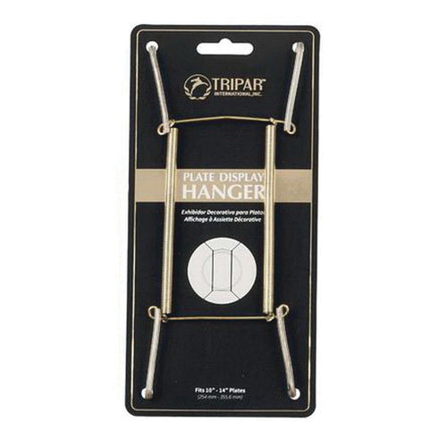 Tripar 23-1310 Plate Wire Hanger, Brass, 2 lb, For: 10 to 14 in Plates
