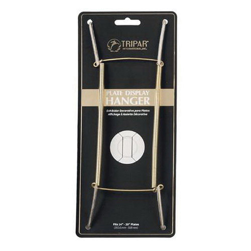 Tripar 23-1311 Plate Wire Hanger, Brass, 2 lb, For: 14 to 20 in Plates