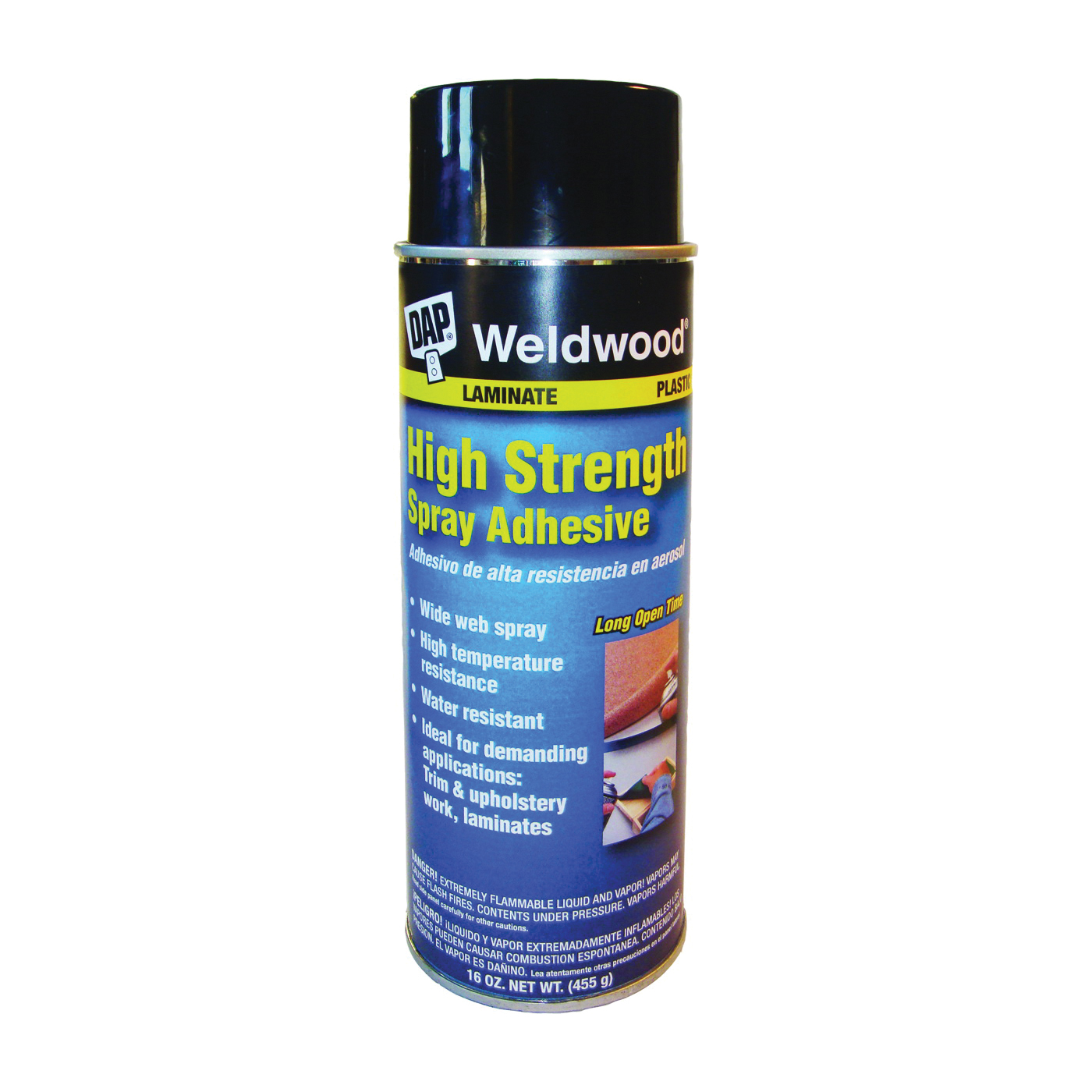 00121 Spray Adhesive, Liquid, Solvent, Tan, 16 oz Can
