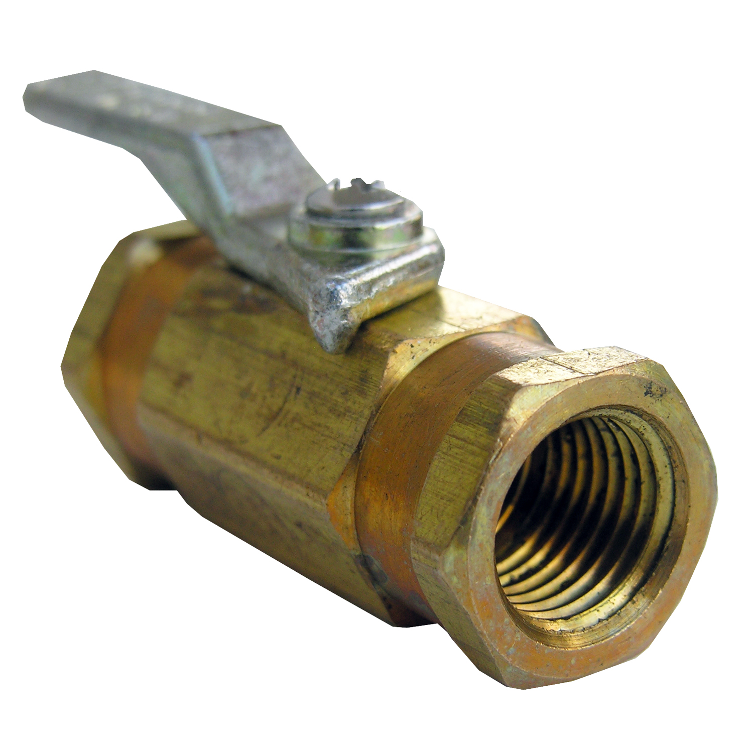 17-0913 Ball Valve, 1/4 in Connection, FIP x MIP, Lever Actuator, Brass Body