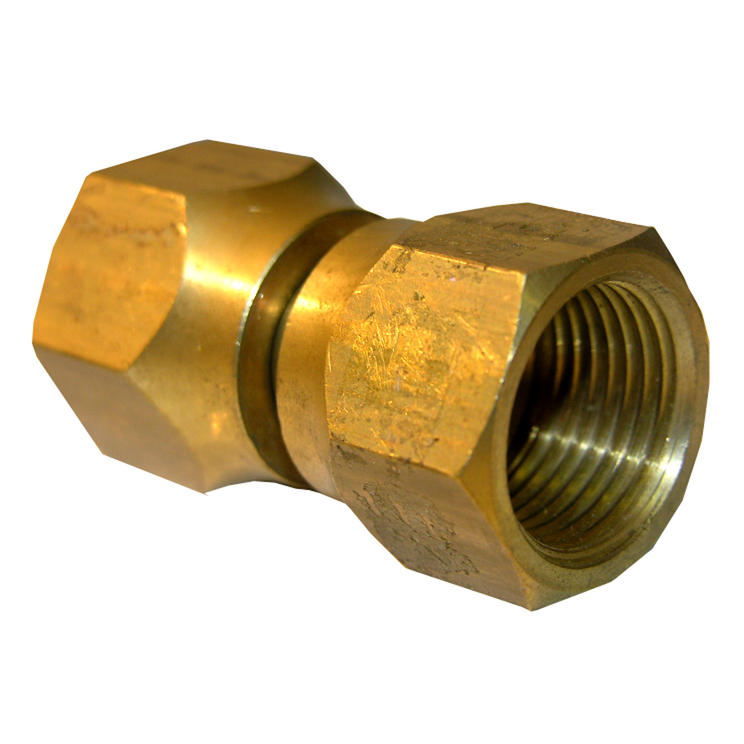 Lasco 17-5957 Swivel Pipe Union, 5/8 in, Female Flare, Brass