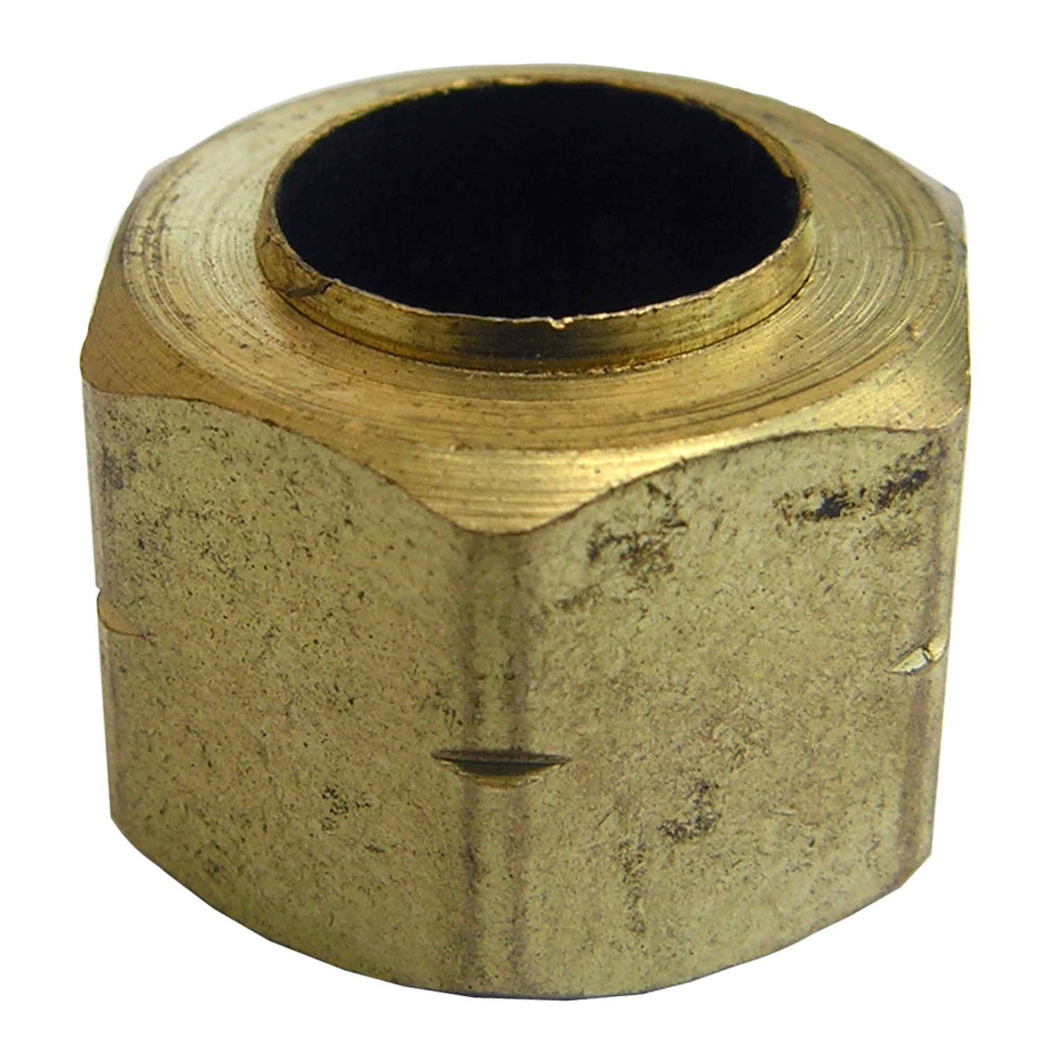 17-6117 Nut and Sleeve, 1/4 in, Compression, Brass