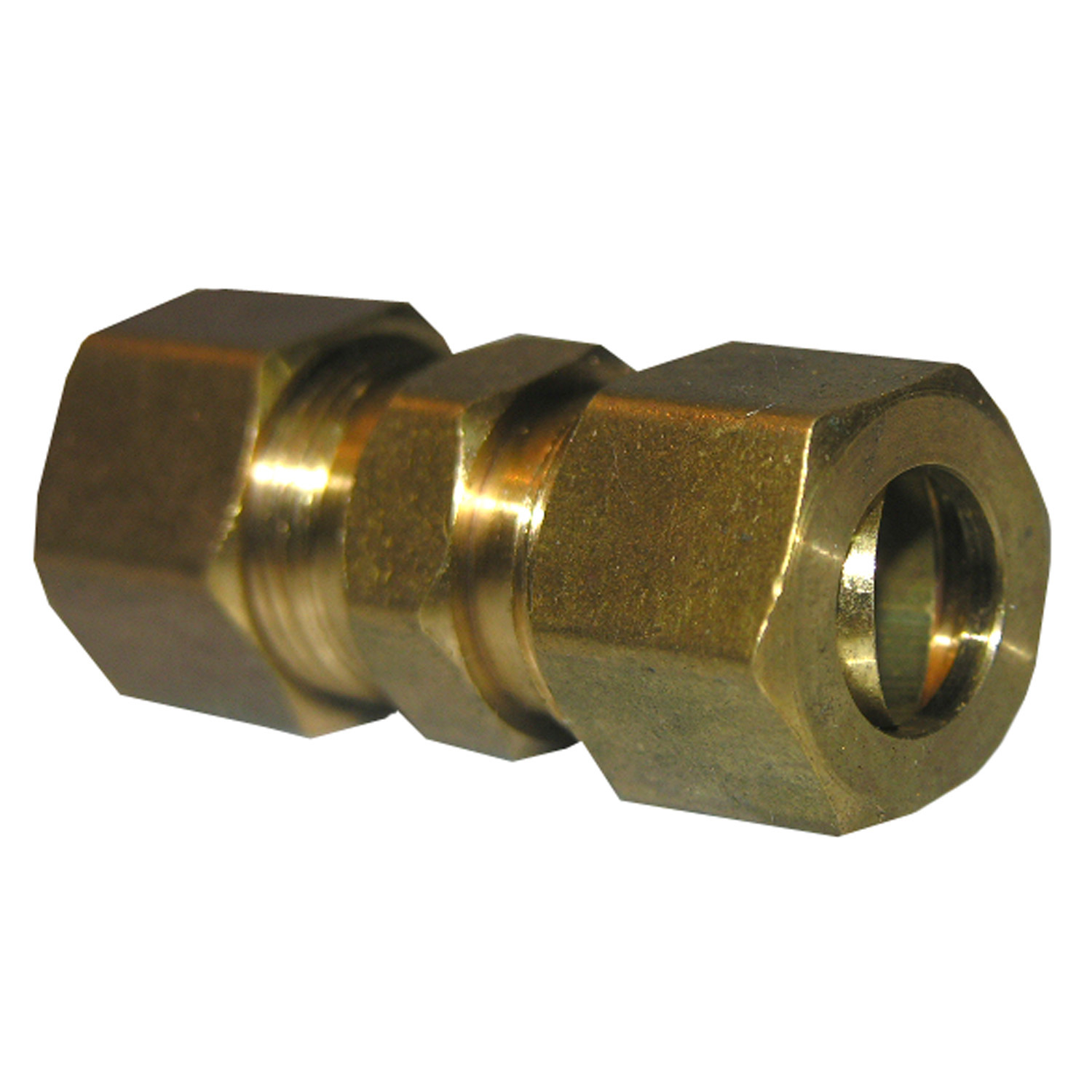 17-6229 Reducing Pipe Union, 3/8 x 1/4 in, Compression, Brass, 150 psi Pressure