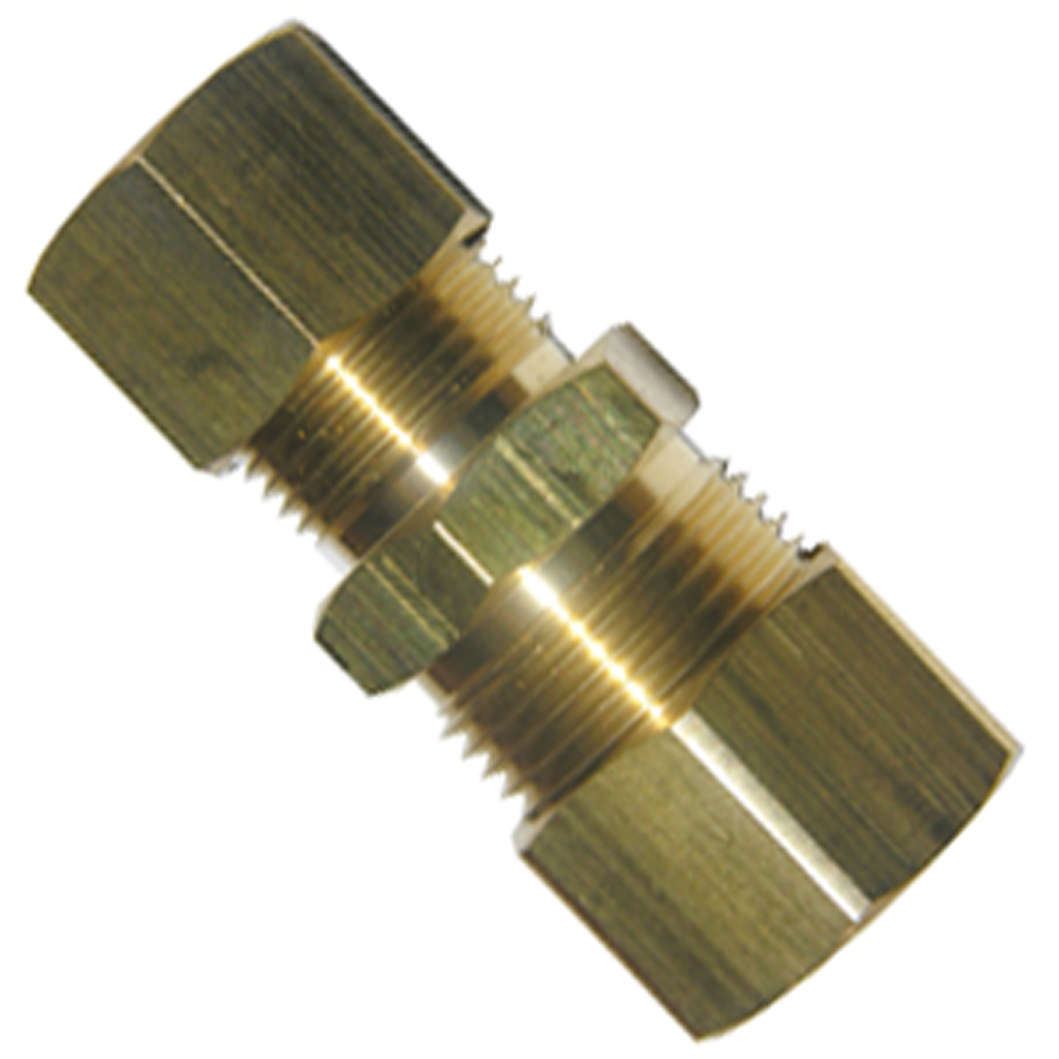 17-6247 Reducing Pipe Union, 1/2 x 3/8 in, Compression, Brass, 150 psi Pressure