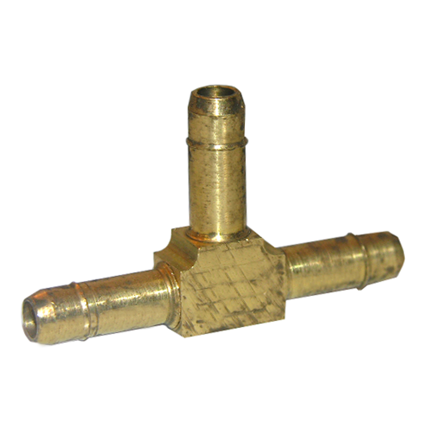 17-7401 Hose Tee, 1/8 in, Barb, Brass