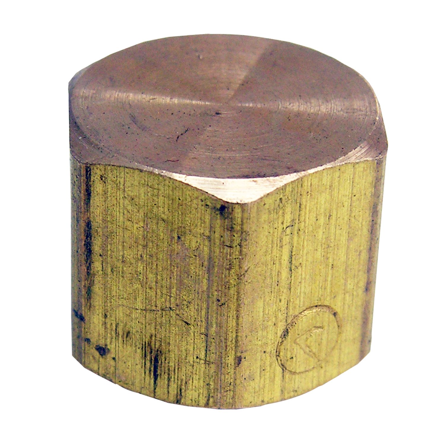 Lasco 17-9145 Pipe Cap, 1/4 in, FPT, Brass