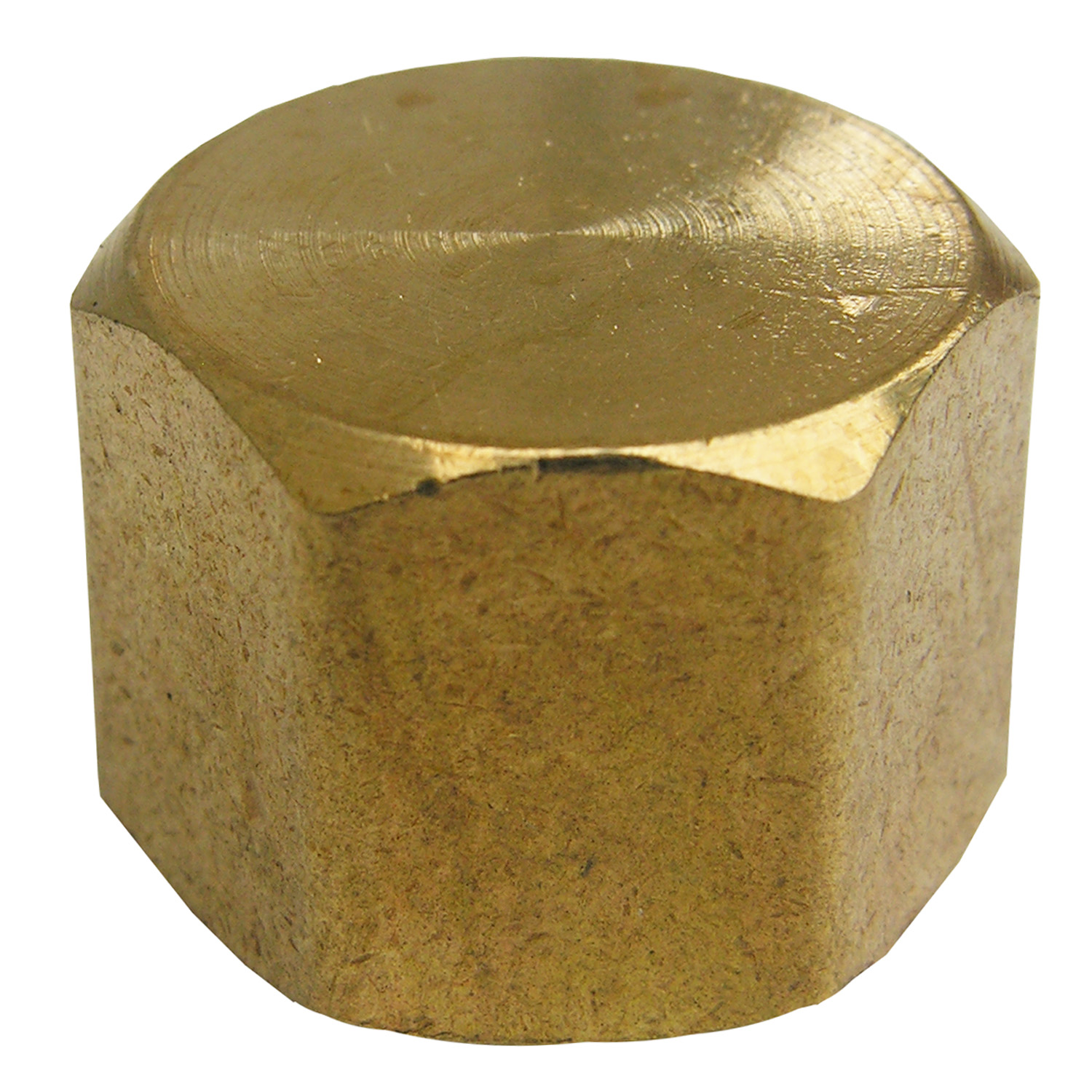Lasco 17-9147 Pipe Cap, 3/8 in, FPT, Brass