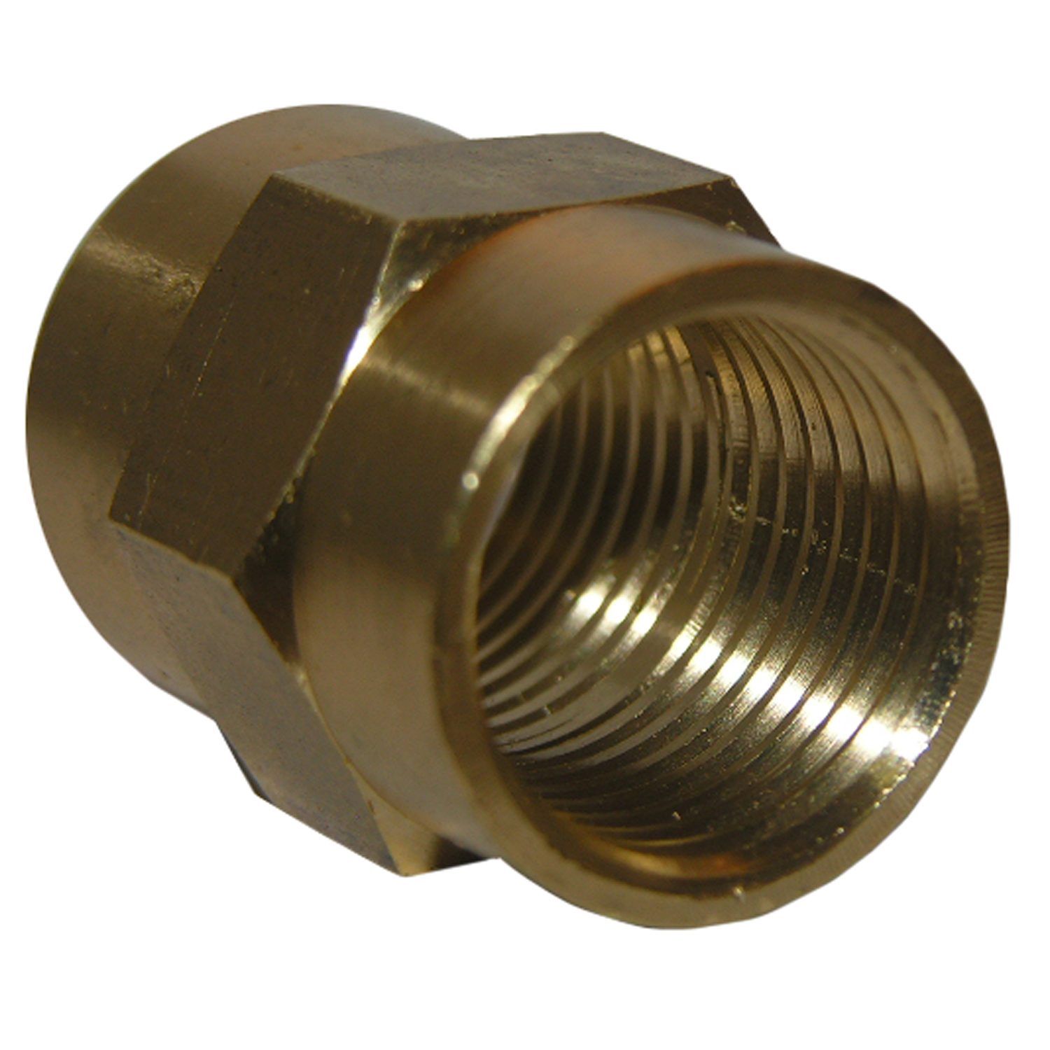 Lasco 17-9225 Pipe Coupling, 3/8 in, FPT, Brass