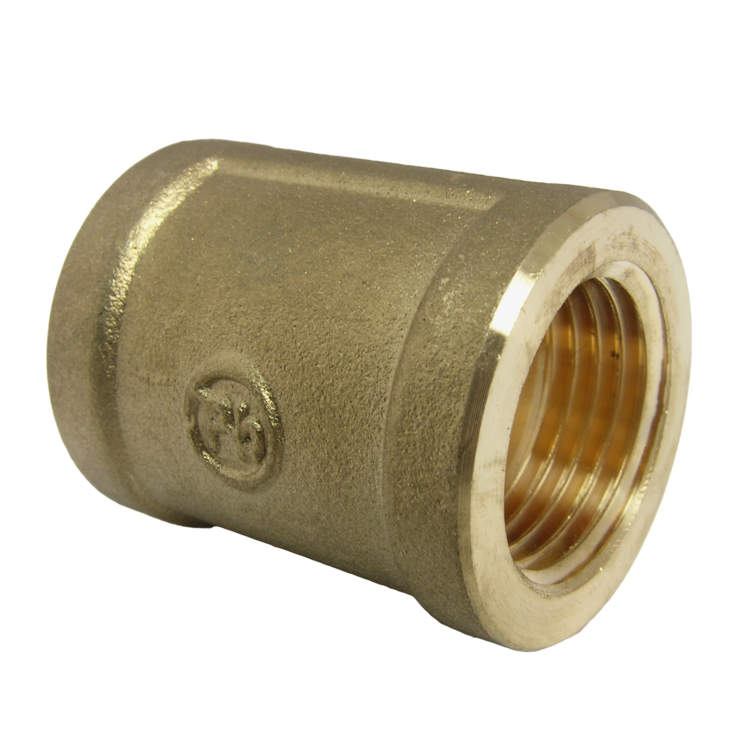 Lasco 17-9227 Pipe Coupling, 1/2 in, FPT, Brass