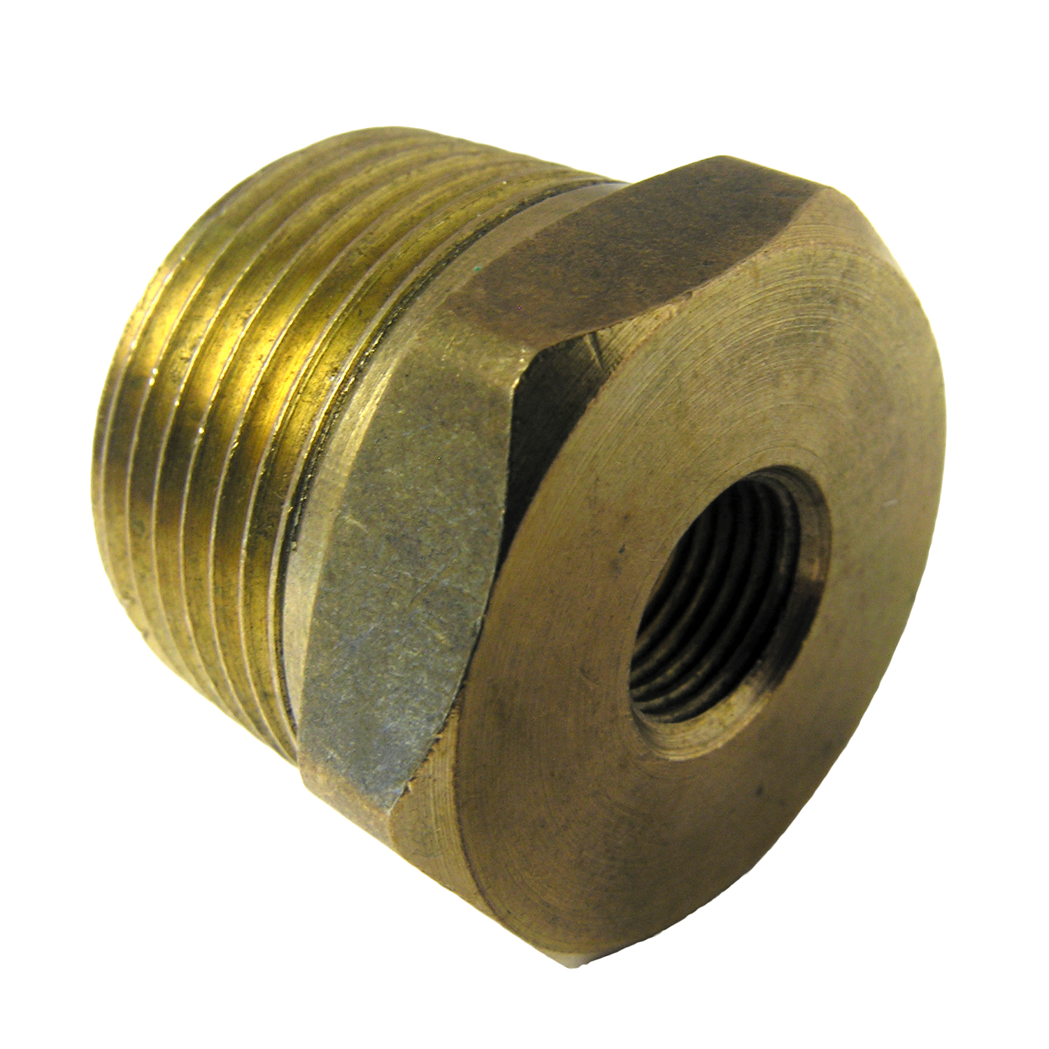17-9253 Hex Pipe Bushing, 3/4 x 1/8 in, MPT x FPT, Brass, 125 psi Pressure